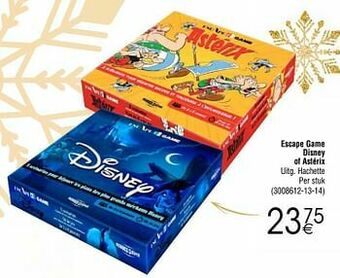 Escape game disney of astérix