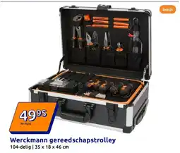 Action Werckmann gereedschapstrolley aanbieding