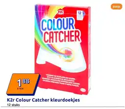Action K2r Colour Catcher kleurdoekjes aanbieding
