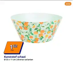Action Kunststof schaal aanbieding