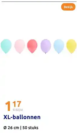 Action XL-ballonnen aanbieding
