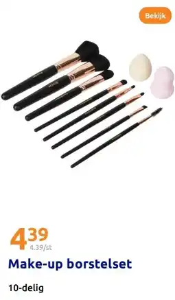 Action Make-up borstelset aanbieding
