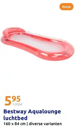 Action Bestway Aqualounge luchtbed aanbieding