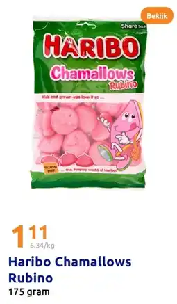 Action Haribo Chamallows Rubino aanbieding
