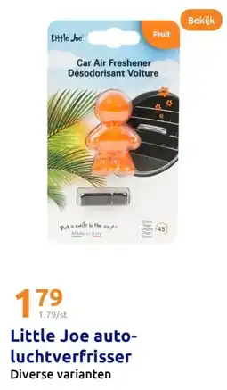 Action Little Joe auto-luchtverfrisser aanbieding