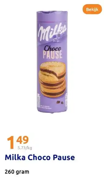 Action Milka Choco Pause aanbieding