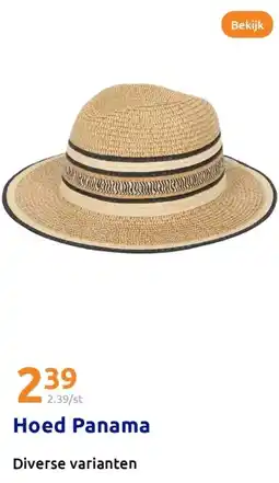 Action Hoed Panama aanbieding