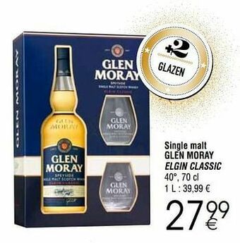 Cora Single malt glen moray elgin classic aanbieding