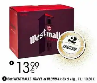 Cora Box westmalle tripel of blond aanbieding