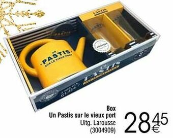 Cora Box un pastis sur le vieux port aanbieding