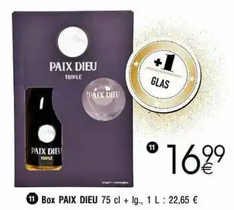Cora Box paix dieu aanbieding