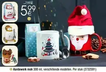 Cora Aardewerk mok aanbieding