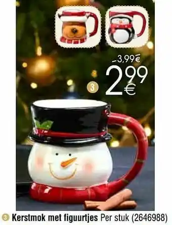 Cora Kerstmok met figuurtjes aanbieding