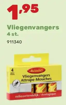 Happyland Vliegenvangers 4 st aanbieding