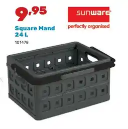 Happyland Square Mand 24 L aanbieding
