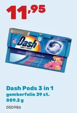 Happyland Dash Pods 3 in 1 gemberfolie 39 st. 889.2 g aanbieding