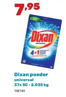 Happyland Dixan poeder universal 37x SC • 2.035 kg aanbieding