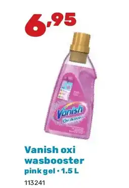Happyland Vanish oxi wasbooster pink gel • 1.5 L aanbieding