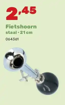 Happyland Fietshoorn staal • 21 cm aanbieding