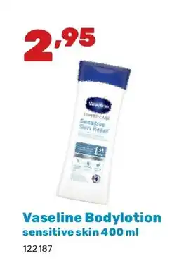 Happyland Vaseline Bodylotion sensitive skin 400 ml aanbieding