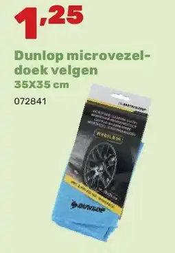 Happyland Dunlop microvezeldoek velgen 35X35 cm aanbieding