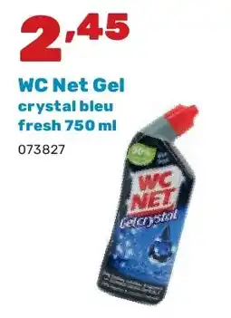 Happyland WC Net Gel crystal bleu fresh 750 ml aanbieding