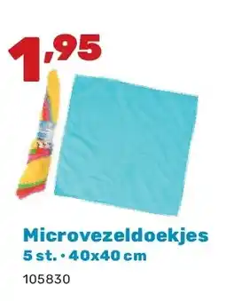 Happyland Microvezeldoekjes 5 st. • 40x40 cm aanbieding