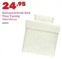 Happyland Donsovertrek bed Tiny Turnip 100x140 cm aanbieding