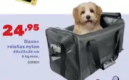 Happyland Duvo+ reistas nylon 40x25x25 cm 6 kg max aanbieding