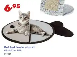 Happyland Pet katten krabmat 68x40 cm PES aanbieding