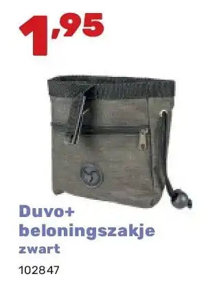 Happyland Duvo+ beloningszakje zwart aanbieding