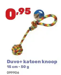 Happyland Duvo+ katoen knoop 15 cm • 50 g aanbieding