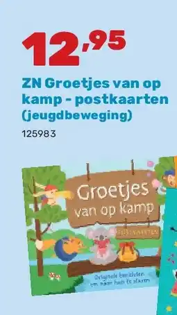 Happyland ZN Groetjes van op kamp - postkaarten (jeugdbeweging) aanbieding
