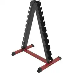 Decathlon Dumbell standaard - Halterrek - Voor 20 dumbbells - Belastbaar tot 150 kg aanbieding