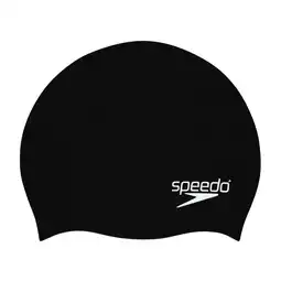 Decathlon Speedo Voorgevormde Siliconen Cap Junior Zwart aanbieding