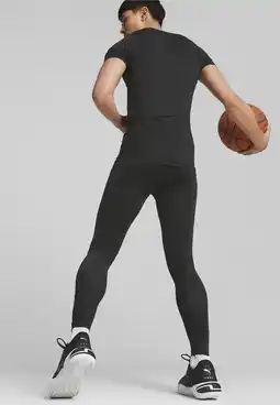 Decathlon Hoops Team Baselayer basketballegging voor heren PUMA Black aanbieding
