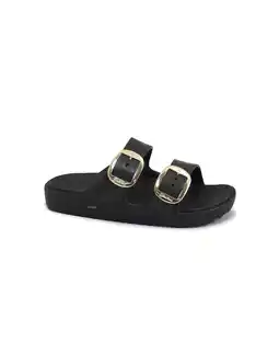 Decathlon Sandalias Planas Mujer Skechers Negro aanbieding