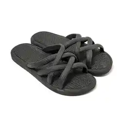 Decathlon Zwarte Brasilerase Damessandalen met Slip-Resistente Rubberen Zolen aanbieding