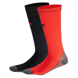 Decathlon Xtreme - Compressie sportsokken - Unisex - Multi rood - 2-Paar- Hardloopsokken aanbieding