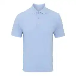 Decathlon Heren Coolchecker Poloshirt (Lichtblauw) aanbieding
