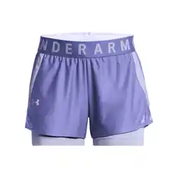 Decathlon Dames 2-in-1 shorts Under Armour Play Up aanbieding