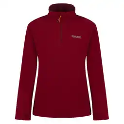 Decathlon Geweldige Outdoors Dames Sweetheart 1/4 Zip Fleece Sweater (Rumba-rood) aanbieding