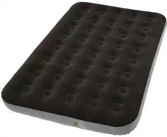 Decathlon Outwell Luchtmatras Classic Double zwart en grijs aanbieding