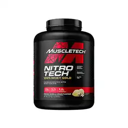 Decathlon Wei-eiwit - Nitro Tech 100% Whey Goud (2.27kg ) - Vanille aanbieding