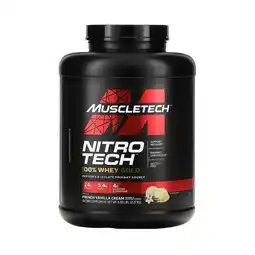 Decathlon Wei-eiwit - Nitro Tech 100% Whey Goud (2.27kg ) - Vanille aanbieding