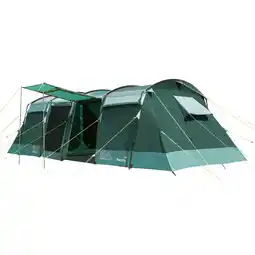 Decathlon Familietent Tunneltent Montana 8 – Campingtent – 8 personen - 3 Slaapcabines aanbieding
