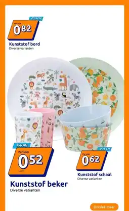 Action Kunststof bord aanbieding