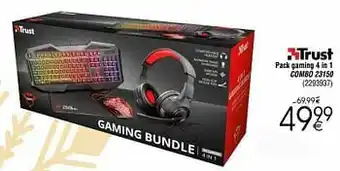 Cora Trust pack gaming 4 in 1 combo 23150 aanbieding