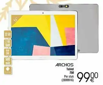 Cora Archos tablet t96 aanbieding