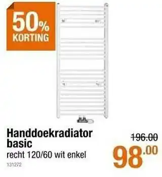 Handdoekradiator Basic